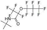 N-(TERT-BUTYL)-2,3,3,3-TETRAFLUORO-2-(1,1,2,2,3,3,3-HEPTAFLUOROPROPOXY)PROPANAMIDE Struktur