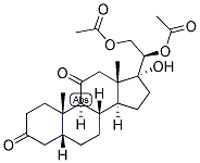 5-BETA-PREGNAN-17,20-BETA, 21-TRIOL-3,11-DIONE 20,21-DIACETATE Struktur