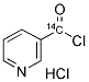 NICOTINOYL CHLORIDE HYDROCHLORIDE, [CARBONYL-14C] Struktur