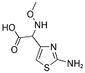 2-METHOXYAMINO-2-(2-AMINOTHIAZOLE-4-YL)-ACETIC ACID Struktur