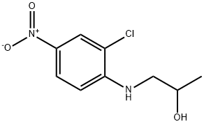 1-[(2-CHLORO-4-NITROPHENYL)AMINO]PROPAN-2-OL Struktur