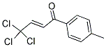 4,4,4-TRICHLORO-1-(4-METHYLPHENYL)BUT-2-EN-1-ONE Struktur