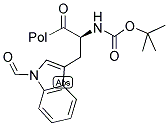 BOC-TRP(FOR)-MERRIFIELD RESIN Struktur