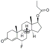 4-ANDROSTEN-6-ALPHA-FLOURO-17-BETA-OL-3-ONE PROPIONATE Struktur