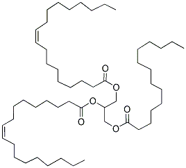 GLYCERYL-1,2-OLEATE-3-MYRISTATE Struktur