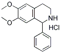 6,7-DIMETHOXY-1-PHENYL-1,2,3,4-TETRAHYDRO-ISOQUINOLINIUM CHLORIDE Struktur