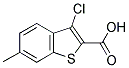 3-CHLORO-6-METHYLBENZO[B]THIOPHENE-2-CARBOXYLIC ACID Struktur