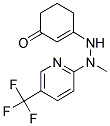 3-((METHYL(5-(TRIFLUOROMETHYL)(2-PYRIDYL))AMINO)AMINO)CYCLOHEX-2-EN-1-ONE Struktur