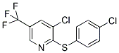 3-CHLORO-2-[(4-CHLOROPHENYL)SULFANYL]-5-(TRIFLUOROMETHYL)PYRIDINE Struktur