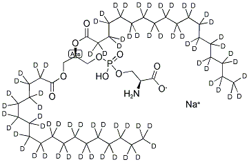 1,2-DISTEAROYL-D70-SN-GLYCERO-3-[PHOSPHO-L-SERINE](SODIUM SALT) Struktur