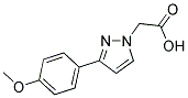 3-(4-METHOXYPHENYL)-1H-PYRAZOL-1-YLACETIC ACID Struktur