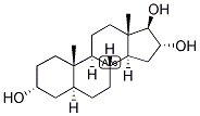 5-ALPHA-ANDROSTAN-3-ALPHA, 16-ALPHA, 17-BETA-TRIOL Struktur