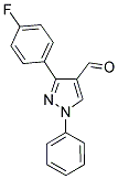 3-(4-FLUORO-PHENYL)-1-PHENYL-1H-PYRAZOLE-4-CARBALDEHYDE Struktur