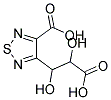 4-(2-CARBOXY-1,2-DIHYDROXYETHYL)-1,2,5-THIADIAZOLE-3-CARBOXYLIC ACID Struktur