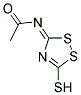 N-(5-MERCAPTO-[1,2,4]DITHIAZOL-3-YLIDENE)-ACETAMIDE Struktur