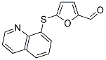 5-(QUINOLIN-8-YLTHIO)-2-FURALDEHYDE Struktur