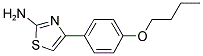 4-(4-BUTOXY-PHENYL)-THIAZOL-2-YLAMINE Struktur