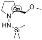 (S)-(-)-1-TRIMETHYLSILYLAMINO-2-METHOXYMETHYLPYRROLIDINE Struktur