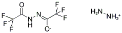 HYDRAZINIUM N1-(2,2,2-TRIFLUOROACETYL)-2,2,2-TRIFLUOROETHANEHYDRAZONOATE Struktur