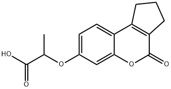 2-[(4-OXO-1,2,3,4-TETRAHYDROCYCLOPENTA[C]CHROMEN-7-YL)OXY]PROPANOIC ACID price.