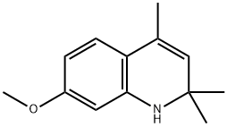 7-METHOXY-2,2,4-TRIMETHYL-1,2-DIHYDROQUINOLINE Struktur