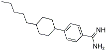 4-(4-PENTYL-CYCLOHEXYL)-BENZAMIDINE Struktur