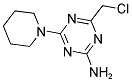 4-(CHLOROMETHYL)-6-PIPERIDINO-1,3,5-TRIAZIN-2-AMINE Struktur