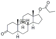 5-ALPHA-ANDROSTAN-17-ALPHA-OL-3-ONE PROPIONATE Struktur