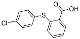 2-(4-CHLOROPHENYL MERCAPTO)BENZOIC ACID Struktur