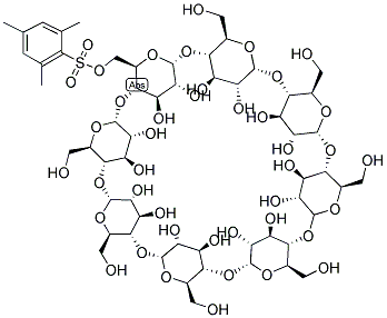 MONO-6-O-MESITYLENESULFONYL-GAMMA-CYCLODEXTRIN Struktur