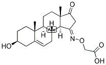 5-ANDROSTEN-3BETA-OL-15,17-DIONE 15-CARBOXYMETHYLOXIME Struktur