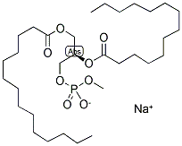 1,2-DIMYRISTOYL-SN-GLYCERO-3-PHOSPHOMETHANOL SODIUM SALT Struktur