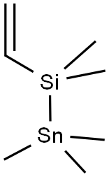 TRIMETHYL STANNYL DIMETHYL VINYL SILANE Struktur
