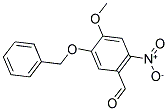 5-(BENZYLOXY)-2-NITRO-4-METHOXYBENZALDEHYDE Struktur