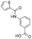 3-[(THIEN-2-YLCARBONYL)AMINO]BENZOIC ACID Struktur