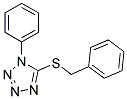 5-(BENZYLTHIO)-1-PHENYL-1H-TETRAZOLE Struktur