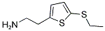 2-(5-ETHYLSULFANYL-THIOPHEN-2-YL)-ETHYLAMINE Struktur