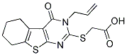 (3-ALLYL-4-OXO-3,4,5,6,7,8-HEXAHYDRO-BENZO[4,5]-THIENO[2,3-D]PYRIMIDIN-2-YLSULFANYL)-ACETIC ACID Struktur