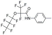 2,3,3,3-TETRAFLUORO-2-(1,1,2,2,3,3,3-HEPTAFLUOROPROPOXY)-N-(4-METHYLPHENYL)PROPANAMIDE Struktur