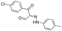 3-(4-CHLOROPHENYL)-2-[2-(4-METHYLPHENYL)HYDRAZONO]-3-OXOPROPANAL Struktur