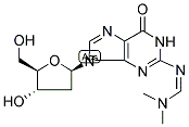 N4-(DIMETHYLAMINO)METHYLENE)-2'-DEOXYGUANOSINE Struktur