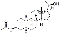 5-BETA-PREGNAN-3-BETA, 20-BETA-DIOL 3-ACETATE Struktur