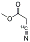 METHYL CYANOACETATE, [CYANO-14C] Struktur