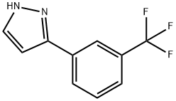 3-(3-TRIFLUOROMETHYLPHENYL)PYRAZOLE Struktur