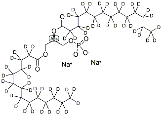 1,2-DIMYRISTOYL-D54-SN-GLYCERO-3-PHOSPHATE (MONOSODIUM SALT) Struktur