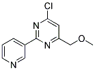 4-CHLORO-6-(METHOXYMETHYL)-2-(3-PYRIDINYL)PYRIMIDINE Struktur