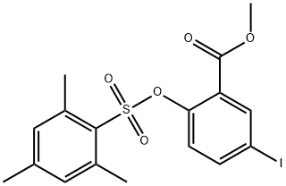 METHYL 5-IODO-2-[(MESITYLSULFONYL)OXY]BENZENECARBOXYLATE Struktur