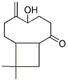 (1S,9R)-5-HYDROXY-10,10-DIMETHYL-6-METHYLENEBICYCLO[7.2.0]UNDECAN-2-ONE Struktur