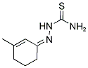 AMINO((AZA(3-METHYLCYCLOHEX-2-ENYLIDENE)METHYL)AMINO)METHANE-1-THIONE Struktur