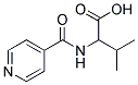 2-(ISONICOTINOYLAMINO)-3-METHYLBUTANOIC ACID Struktur